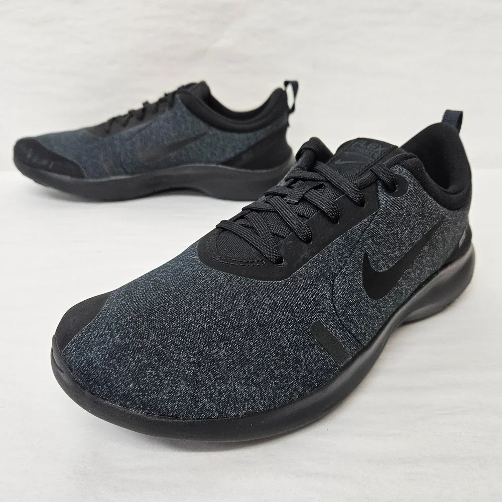 Nike‎ Flex Experience RN 8 Sneakers AO4484-007 Black Anthracite Mens Size 8 Wide